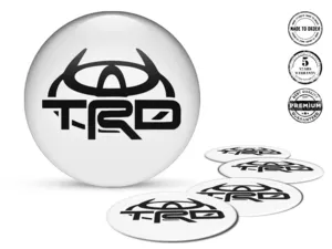 Toyota TRD Badges Roues Niche Pulsation Racing Quantique